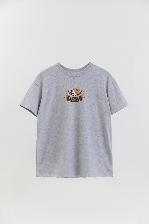 REMERA OVER ESTAMPADA DOG BEAGLE PUPPY