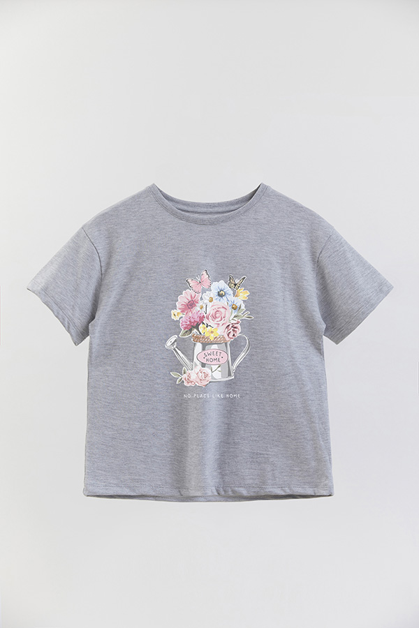 REMERA GIRL OVER SWEET HOME