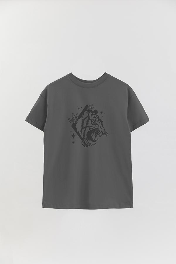 REMERA OVER ESTAMPADA TGR TIGER DIAMOND