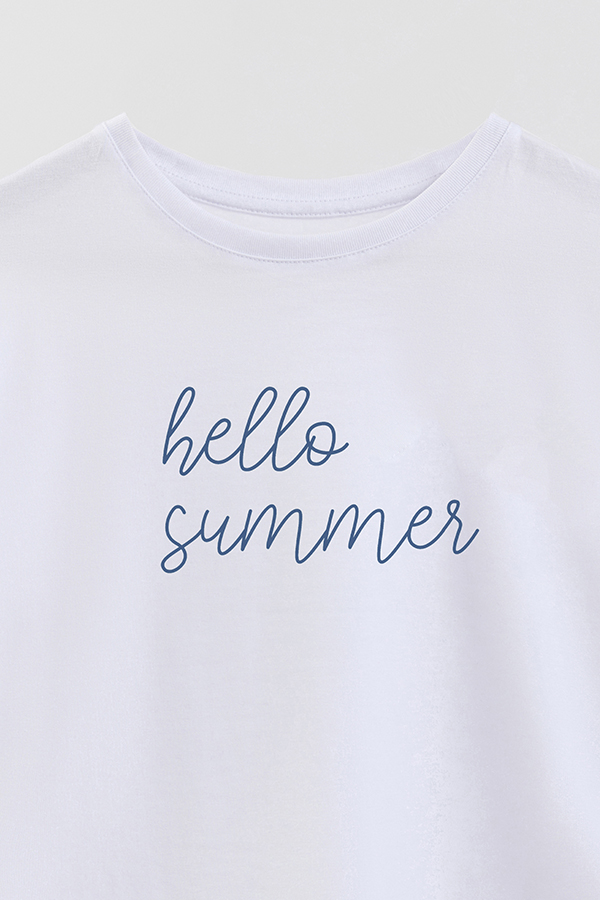 REMERA BOY OVER BEACH HELLO SUMMER