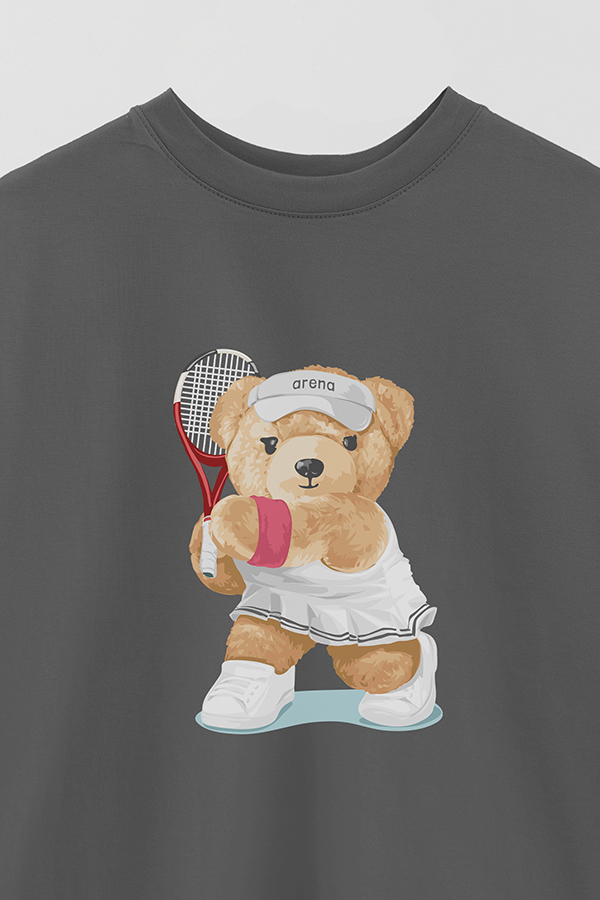REMERA OVER ESTAMPADA UNISEX TEDDY ARENA