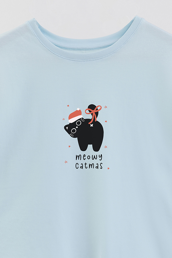 REMERA GIRL OVER JINGLE CAT 22