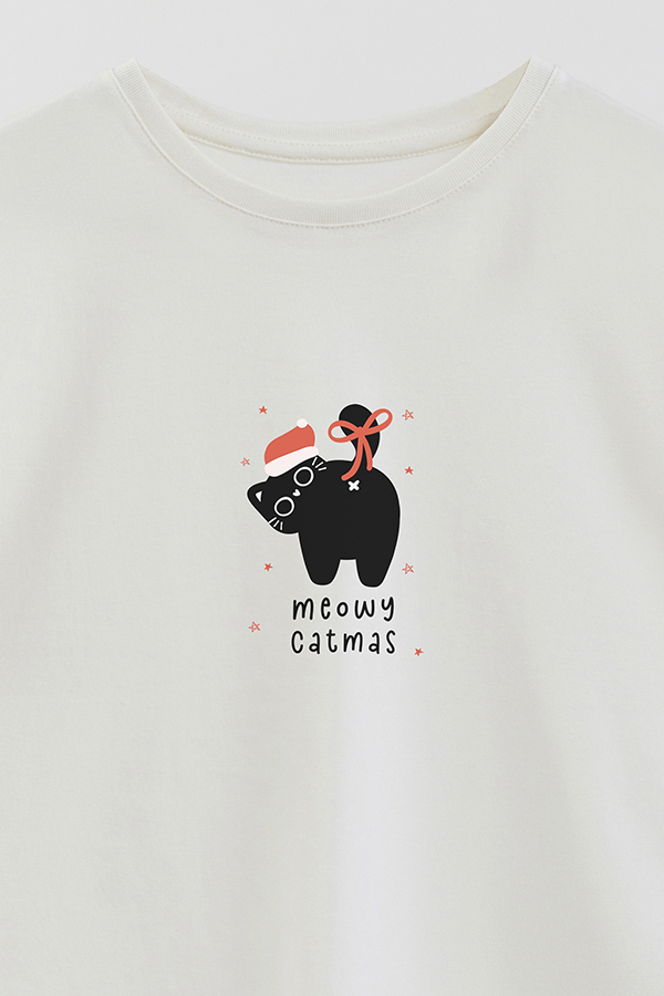 REMERA GIRL OVER JINGLE CAT 22