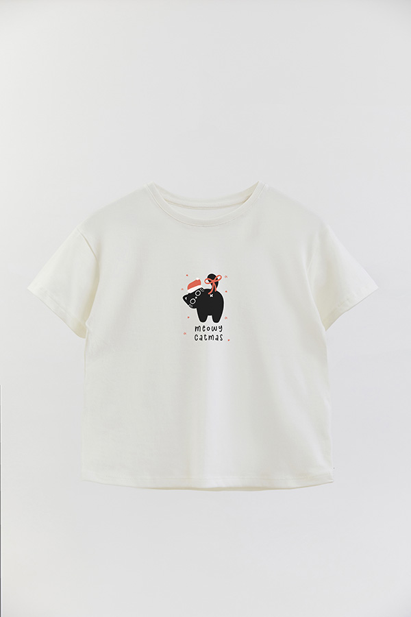 REMERA GIRL OVER JINGLE CAT 22