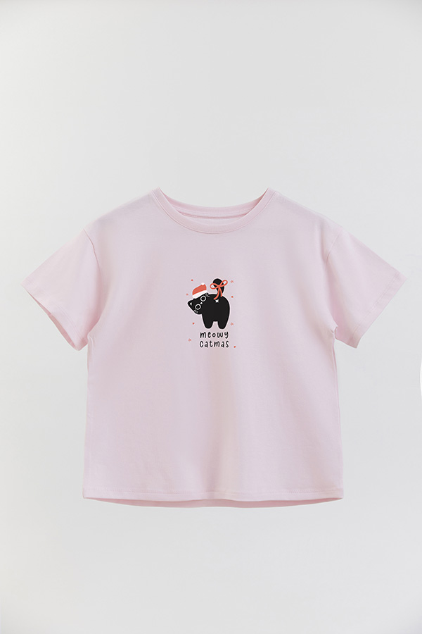 REMERA GIRL OVER JINGLE CAT 22