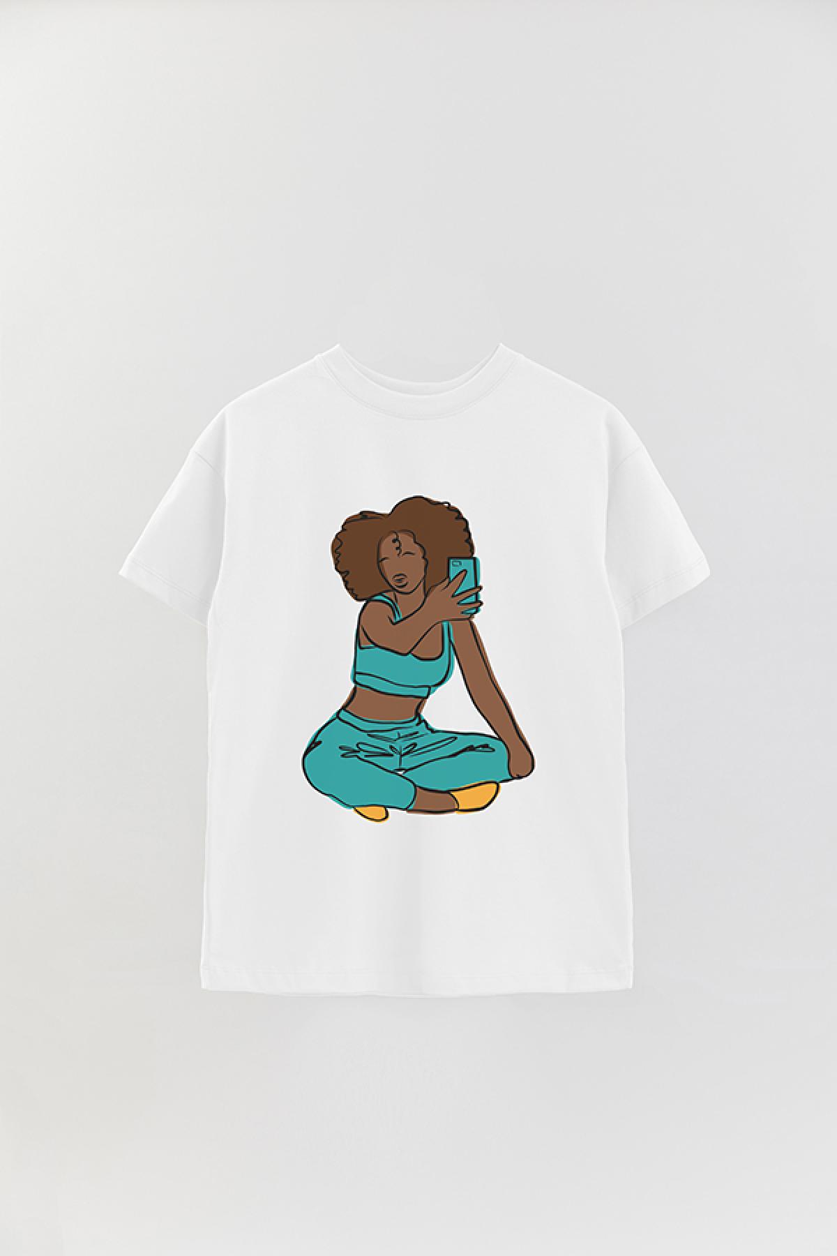 REMERA OVER ESTAMPADA W TRENDY FASHION 30