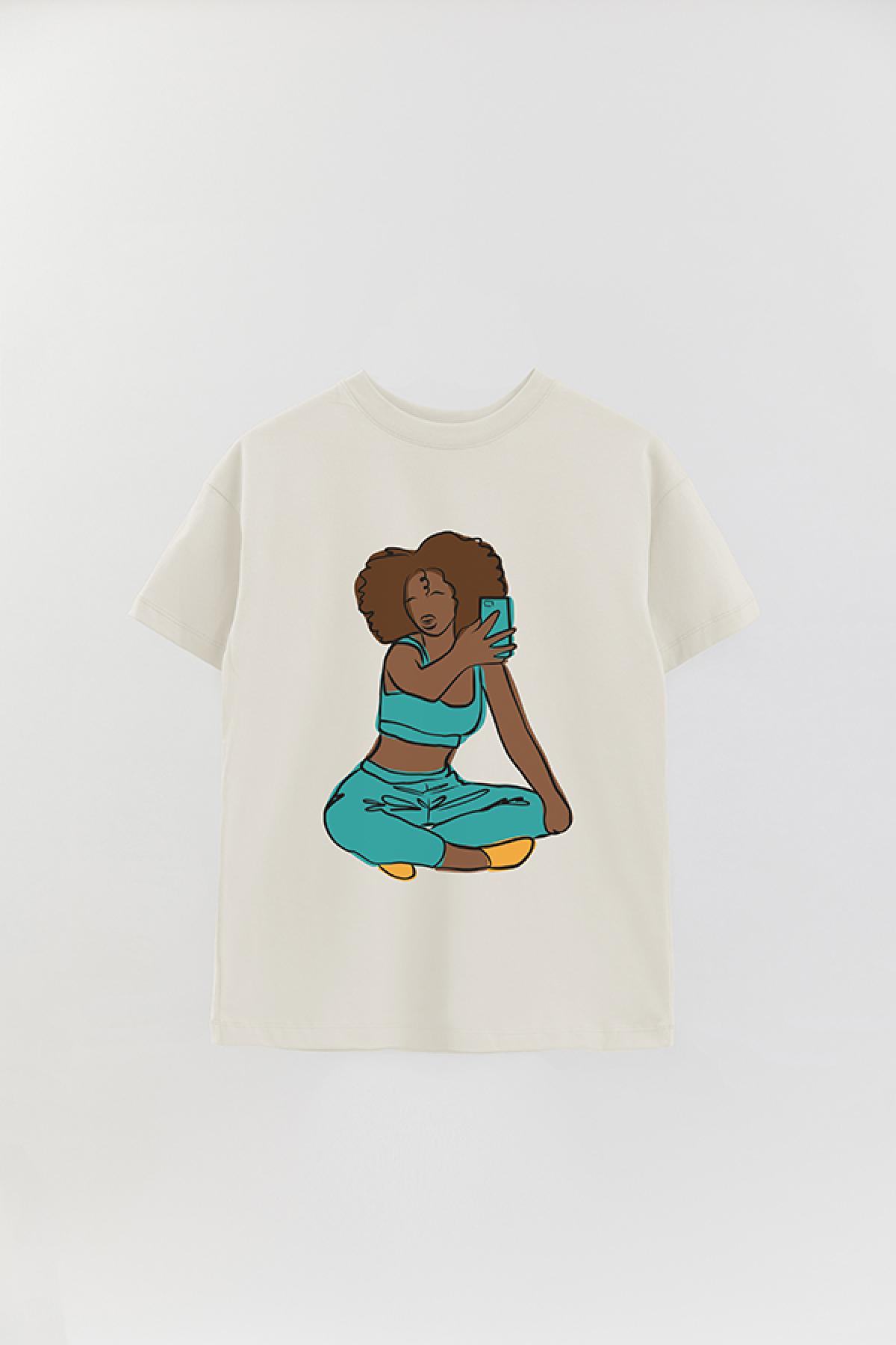 REMERA OVER ESTAMPADA W TRENDY FASHION 30