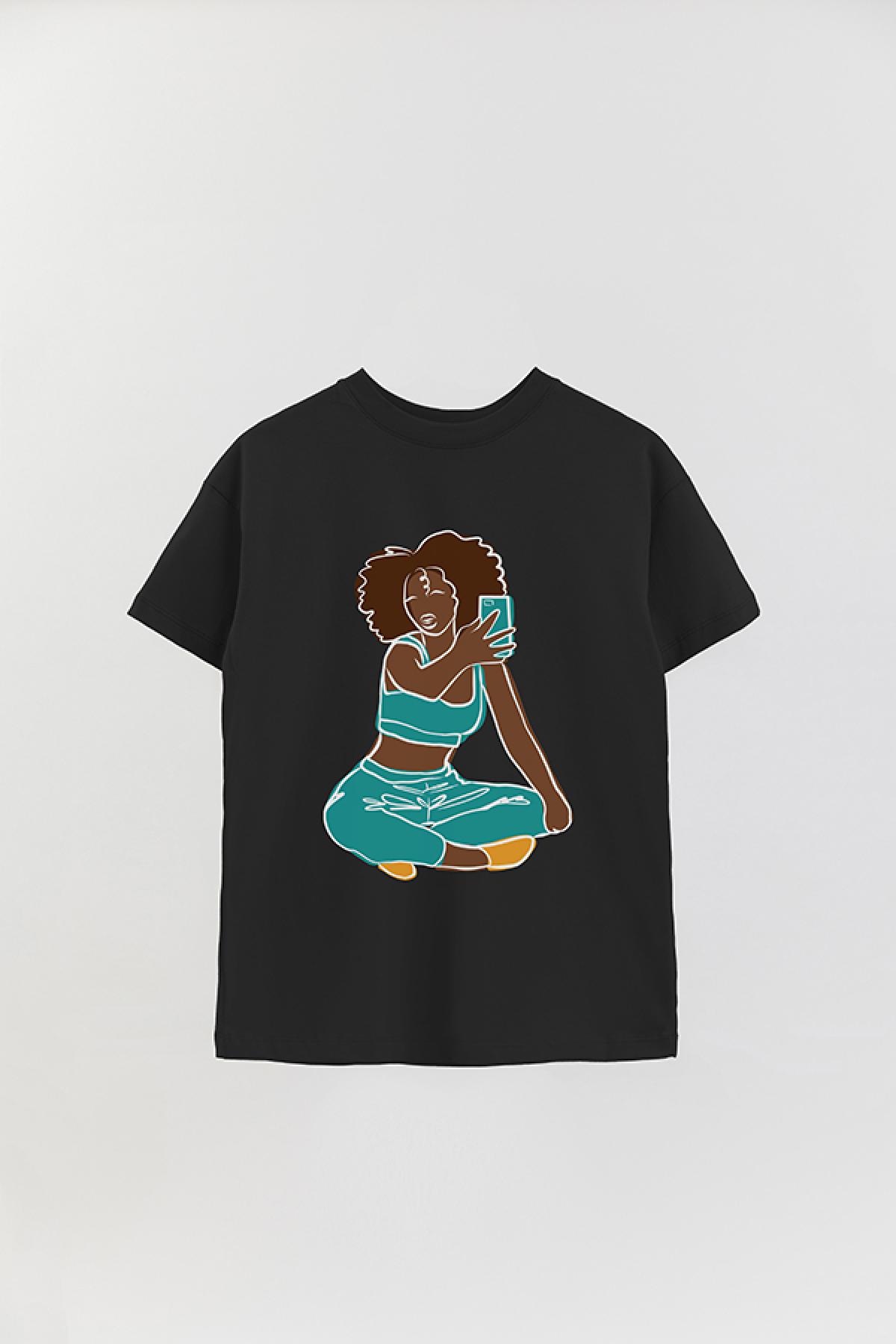 REMERA OVER ESTAMPADA W TRENDY FASHION 30