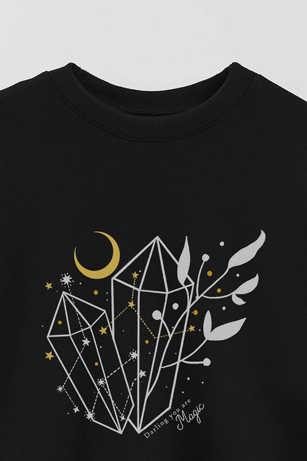 BUZO CREWNECK ESTAMPADO MST DARLING YOU ARE MAGIC