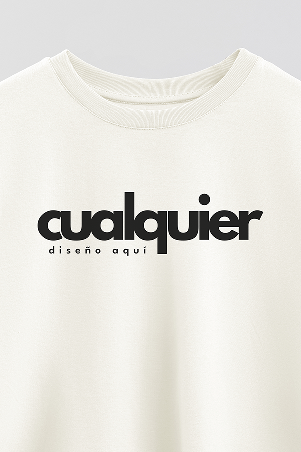 REMERA CROP CON LOGO