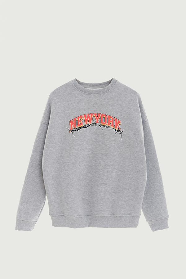 BUZO CREWNECK ESTAMPADO STREET MOOD NEW YORK
