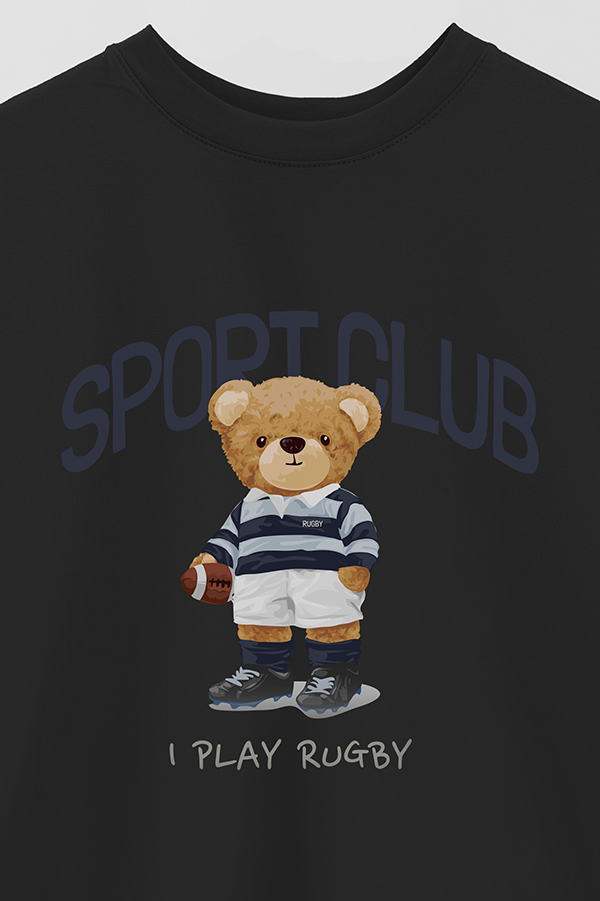 REMERA OVER ESTAMPADA UNISEX TEDDY SPOR CLUB
