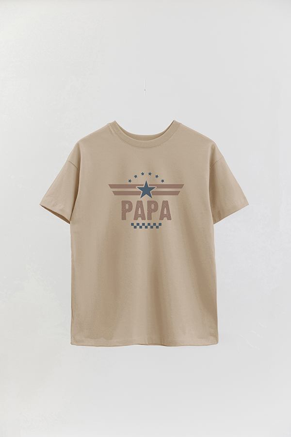 REMERA OVER ESTAMPADA DDP TOP GUN DAD