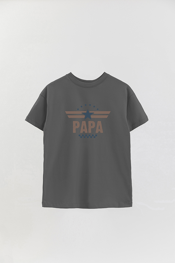 REMERA OVER ESTAMPADA DDP TOP GUN DAD