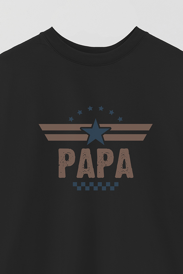 REMERA OVER ESTAMPADA DDP TOP GUN DAD