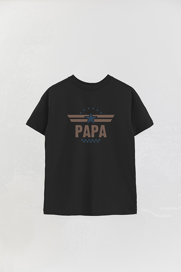 REMERA OVER ESTAMPADA DDP TOP GUN DAD