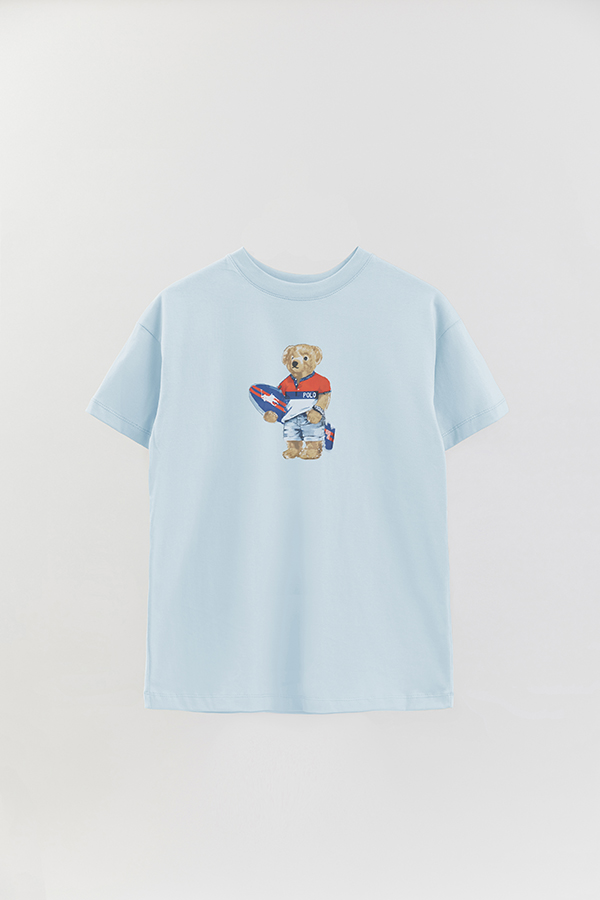 REMERA OVER ESTAMPADA UNISEX BEAR SURFER