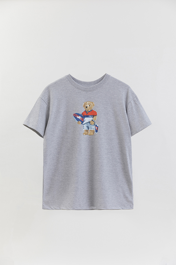 REMERA OVER ESTAMPADA UNISEX BEAR SURFER
