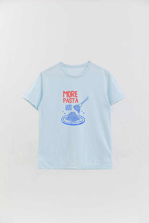 REMERA BASICA ESTAMPADA HD MORE PASTA