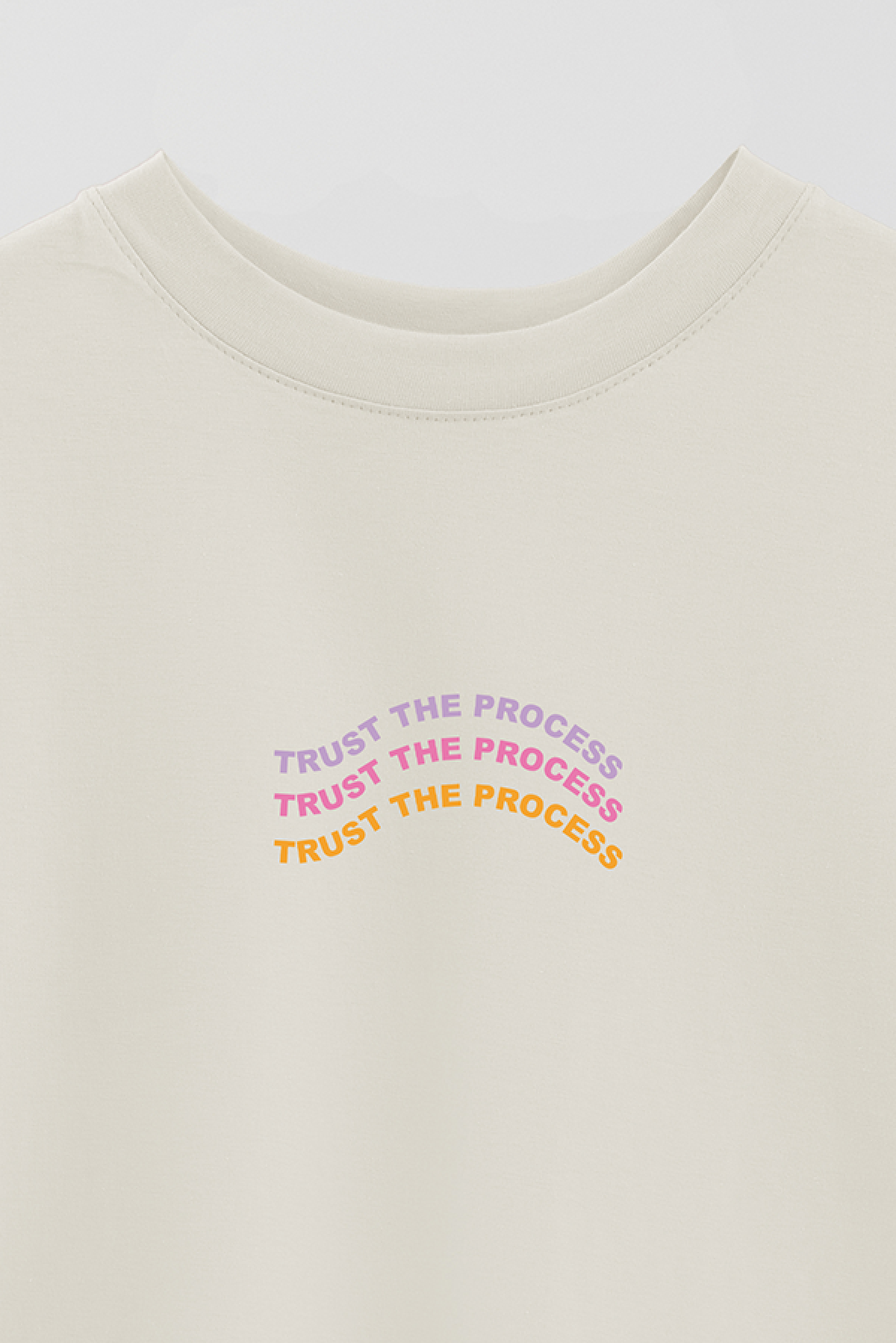 REMERA OVER ESTAMPADA LV2 TRUST THE PROCESS