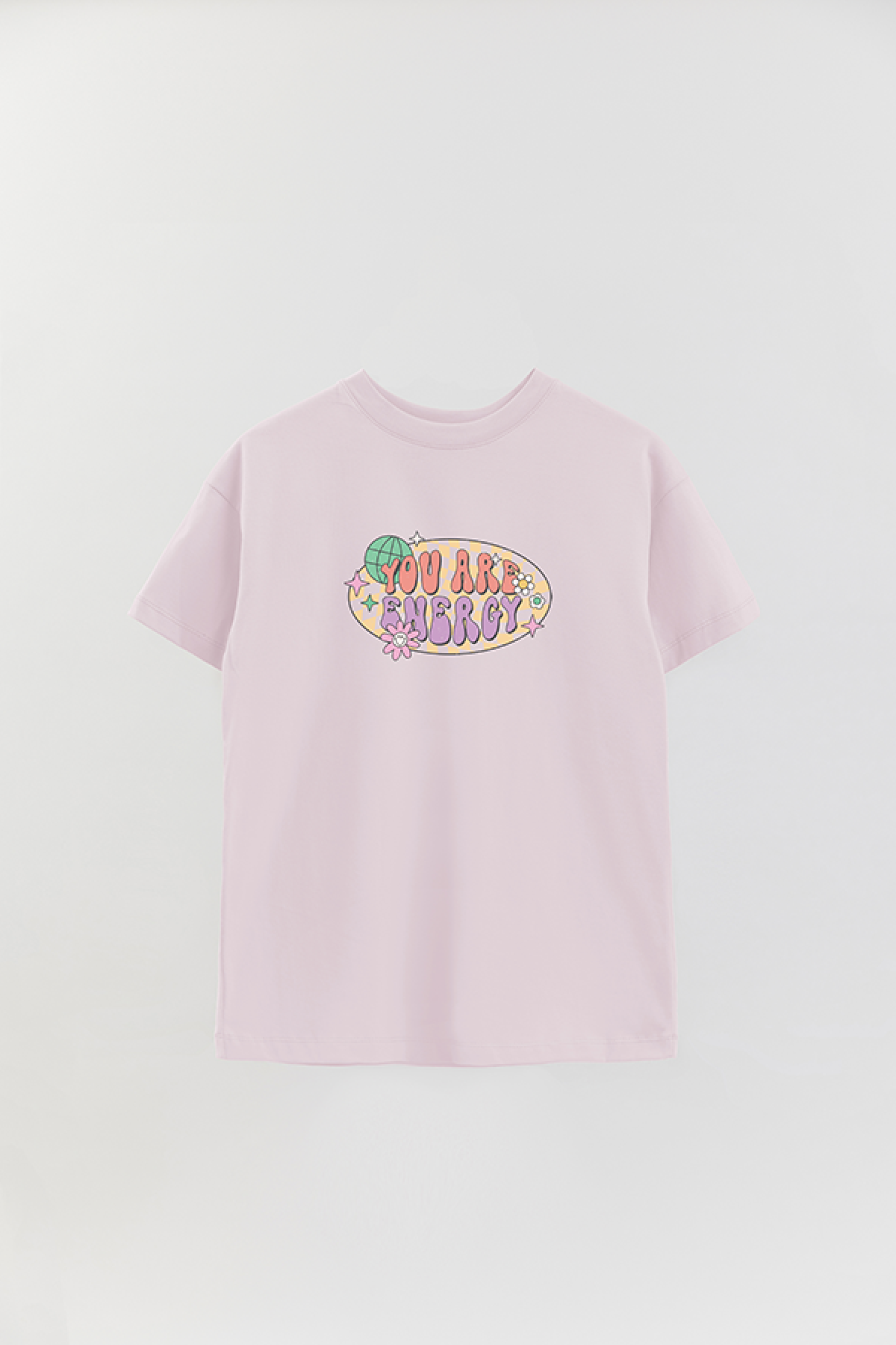 REMERA OVER ESTAMPADA RT2 YOU ARE ENERGY