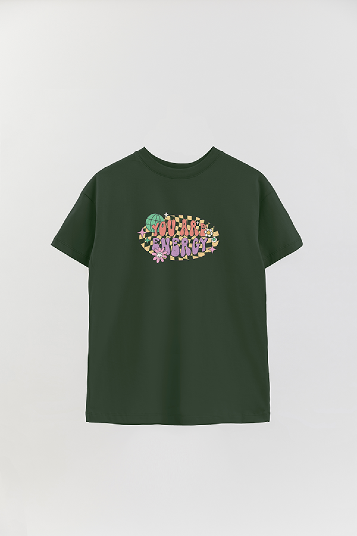 REMERA OVER ESTAMPADA RT2 YOU ARE ENERGY