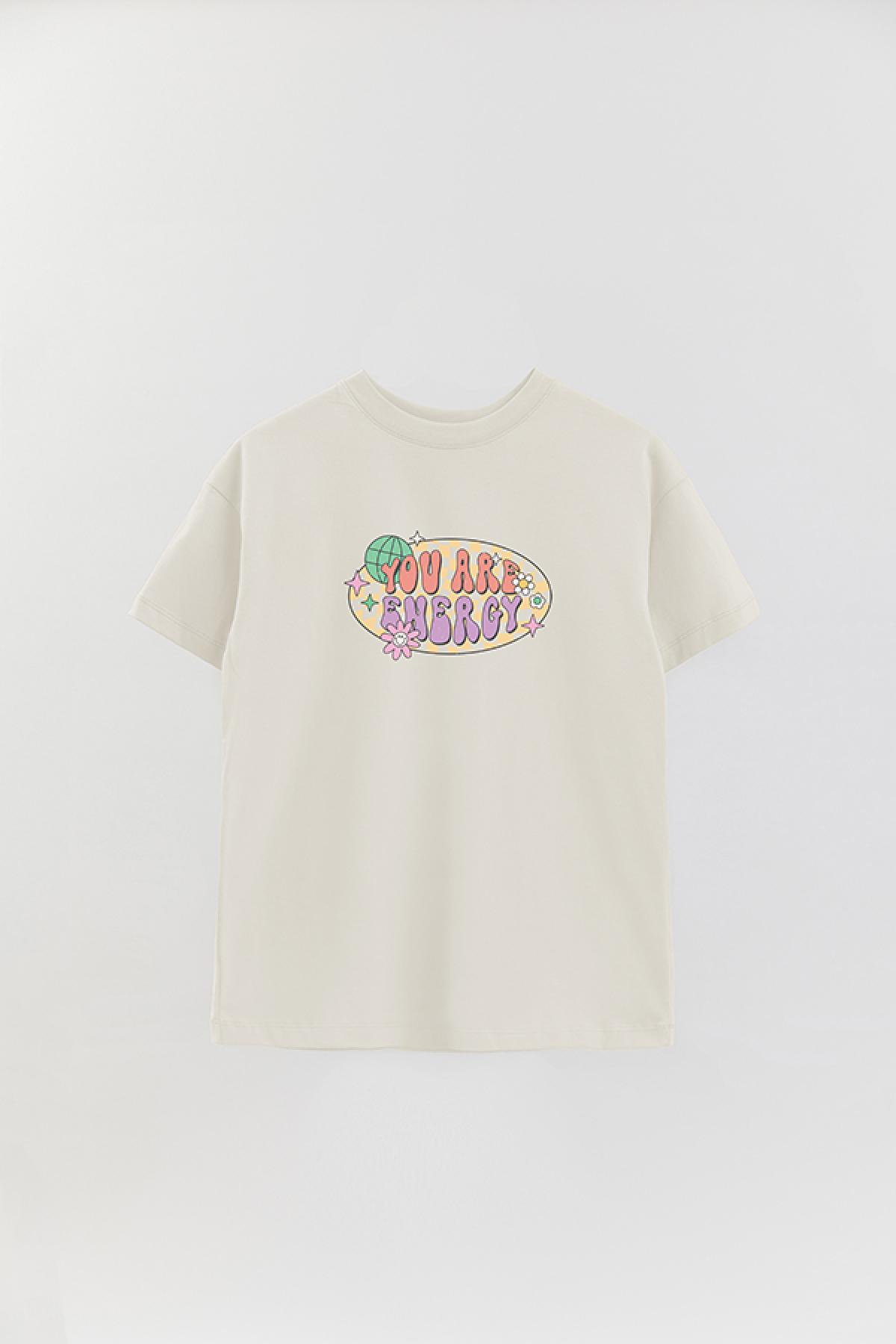 REMERA OVER ESTAMPADA RT2 YOU ARE ENERGY