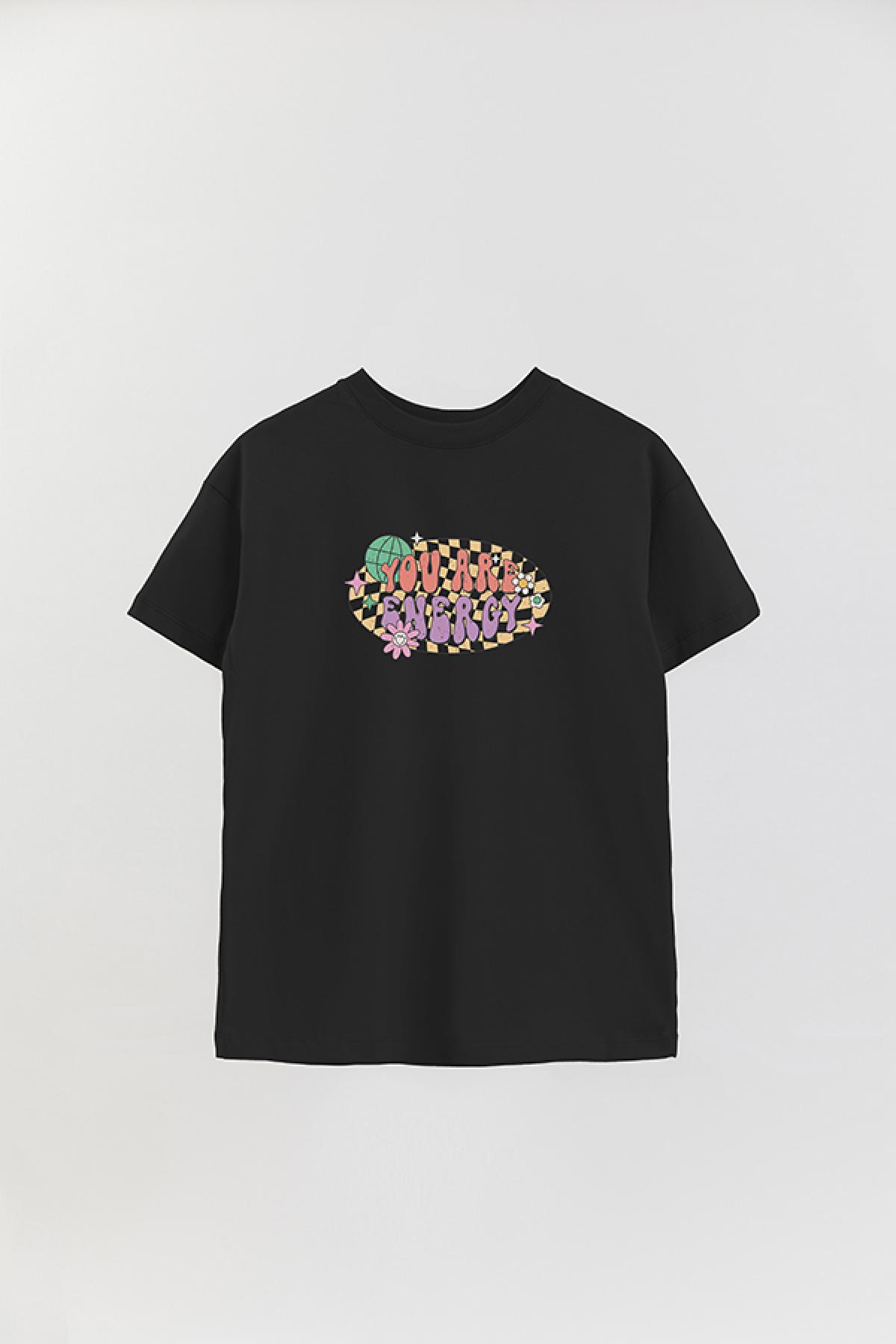 REMERA OVER ESTAMPADA RT2 YOU ARE ENERGY
