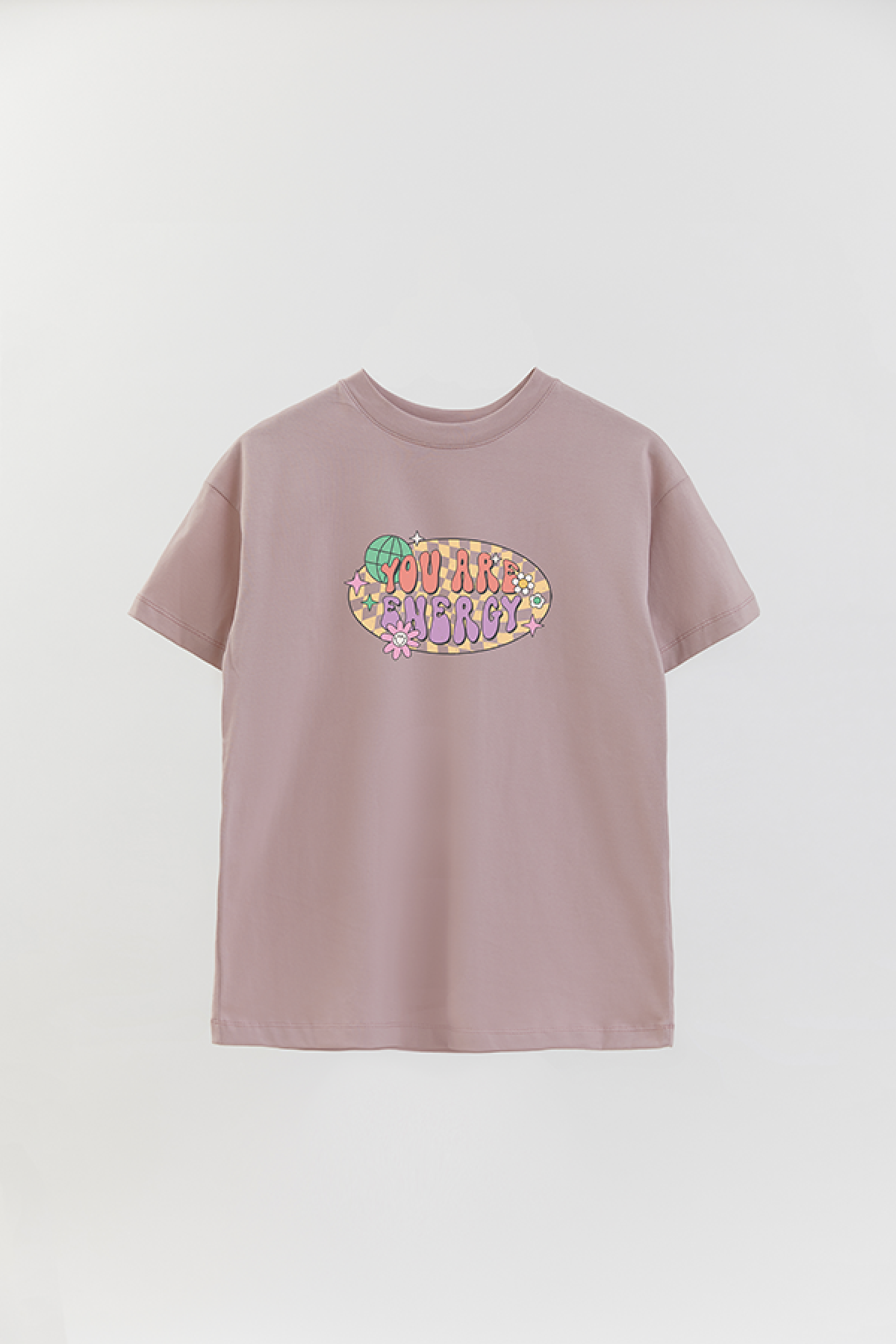 REMERA OVER ESTAMPADA RT2 YOU ARE ENERGY