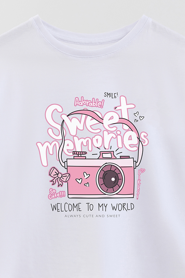 REMERA GIRL OVER SWEET MEMORIES