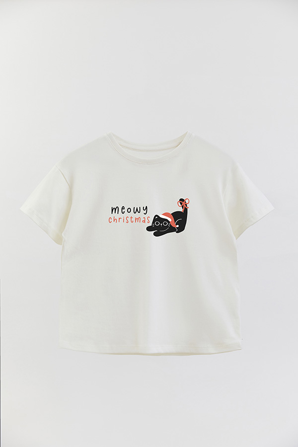 REMERA GIRL OVER JINGLE CAT 19