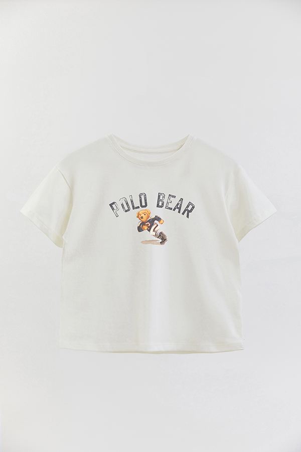 REMERA GB OVERSIZE POLO BEAR TXT