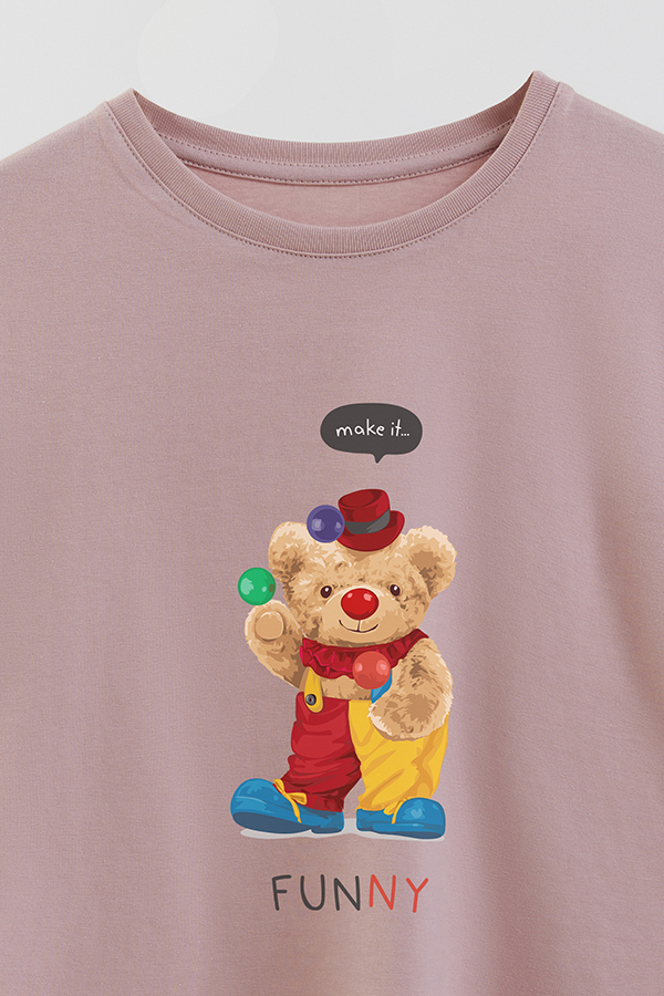 REMERA GB OVERSIZE TEDDY FUNNY