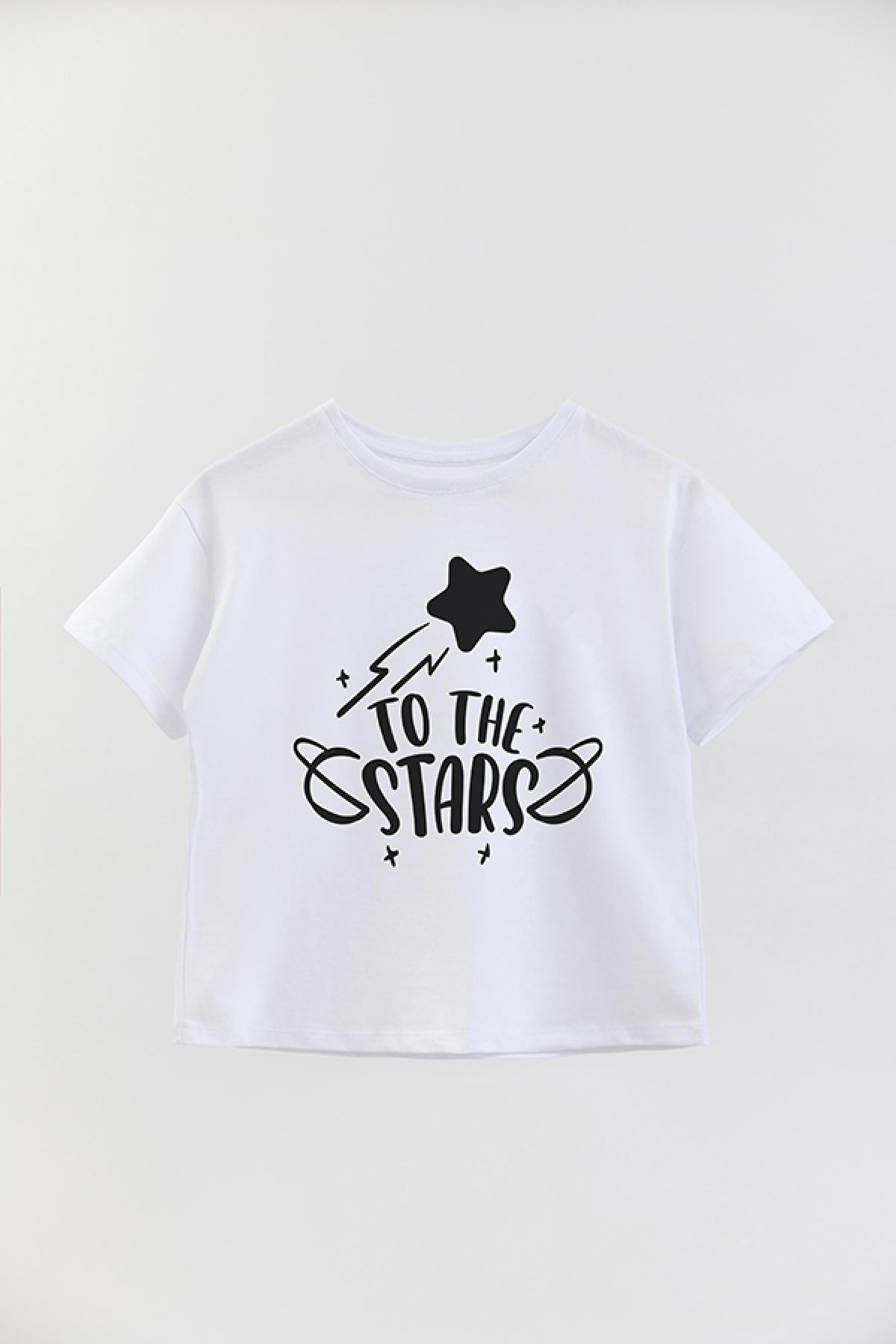 REMERA BOY OVER GR TO THE STARS