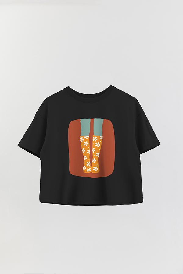 REMERA CROP ESTAMPADA ART 31