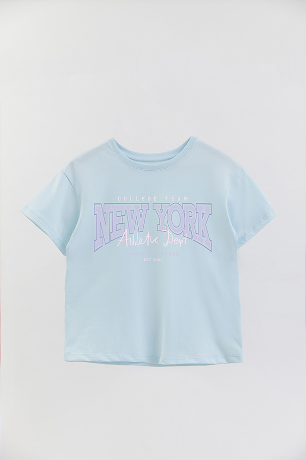 REMERA GIRL OVER NEW YORK ATHELTIC