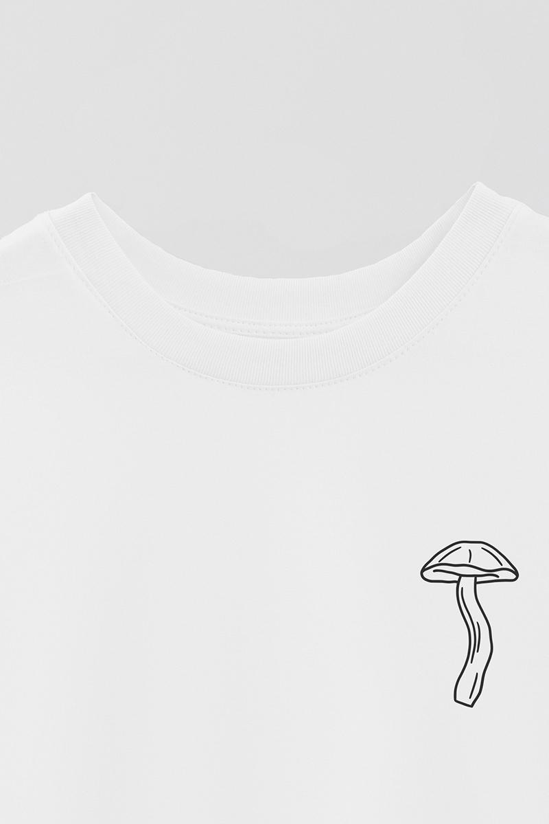 REMERA OVER ESTAMPADA UNISEX MUSHROOM