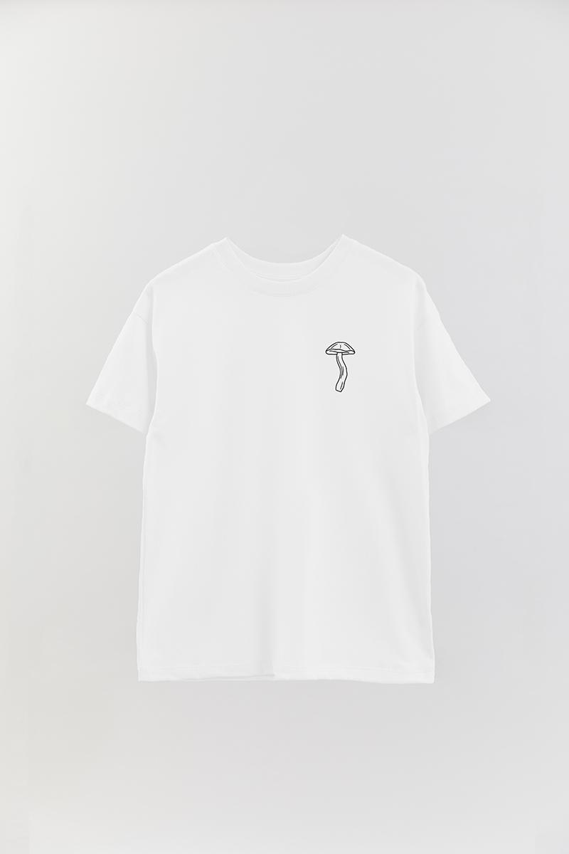 REMERA OVER ESTAMPADA UNISEX MUSHROOM