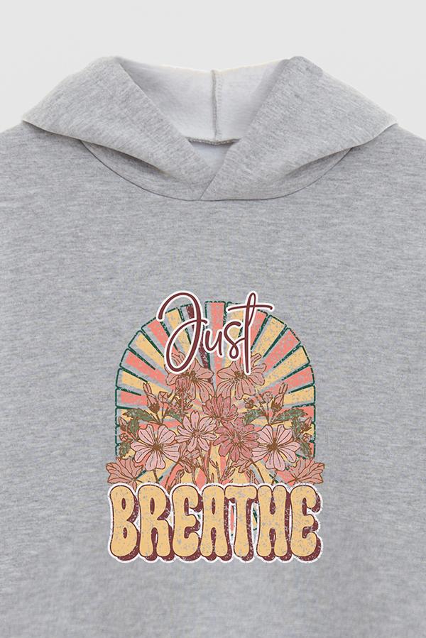 HOODIE ESTAMPADO WESTERN JUST BREATHE
