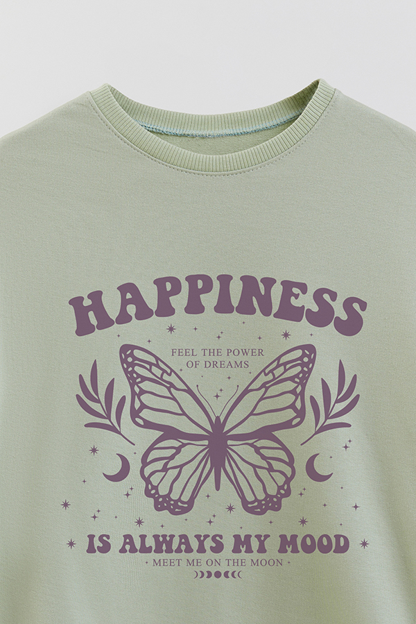 BUZO CREWNECK RUSTICO GIRL CUTE GIRLY MY MOOD