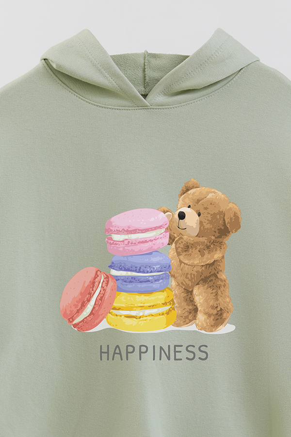 HOODIE RUSTICO KIDS TEDDY MACAROON