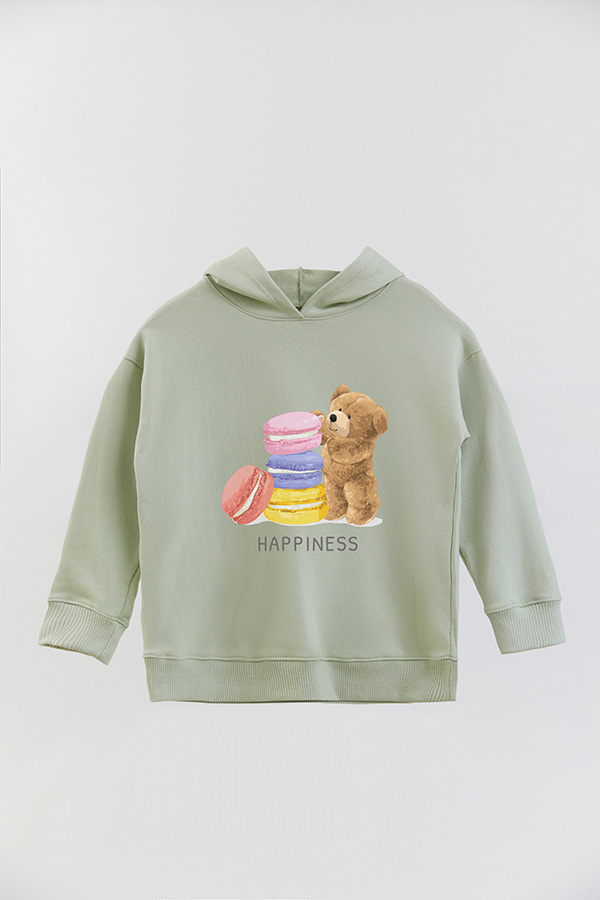 HOODIE RUSTICO KIDS TEDDY MACAROON