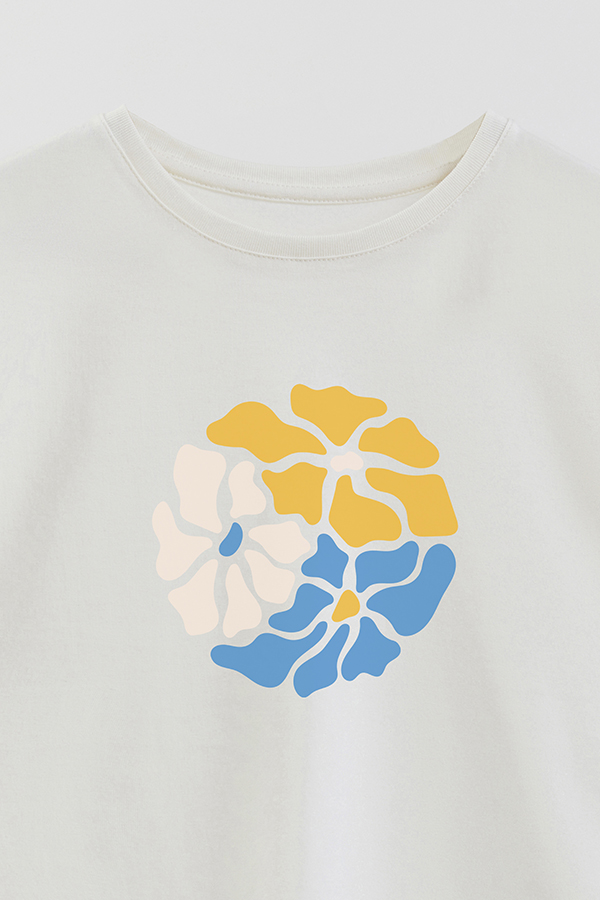 REMERA GIRL OVER BOHO BLOSSOMS