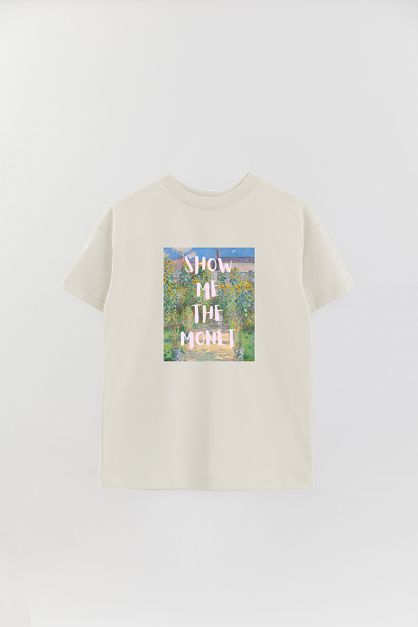 REMERA OVER ESTAMPADA ART COLLECTION 1 SHOW ME THE MONET