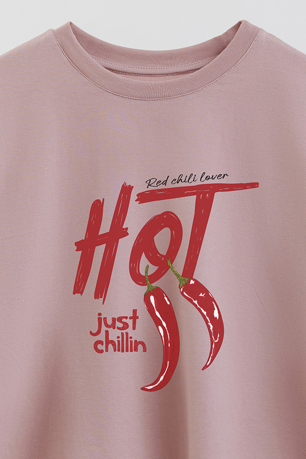 REMERA CROP ESTAMPADA FRSP HOT