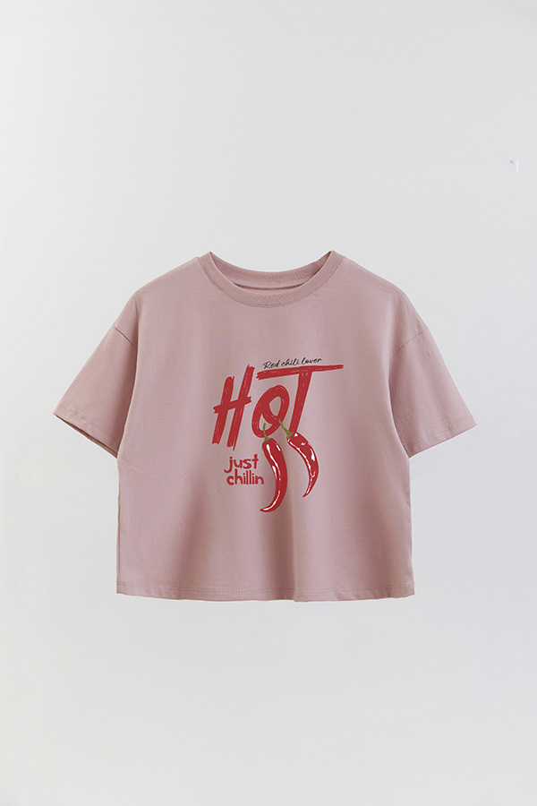 REMERA CROP ESTAMPADA FRSP HOT