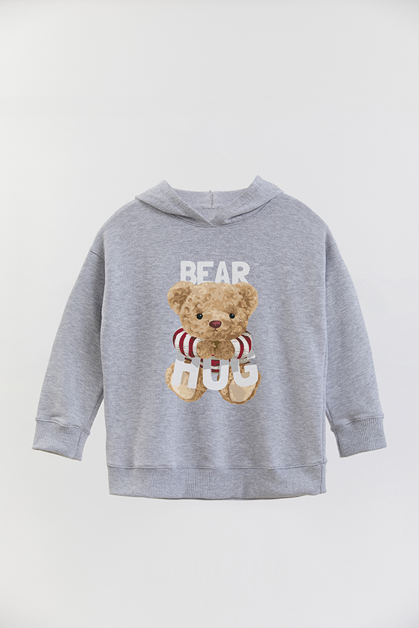 HOODIE RUSTICO KID TEDDY BEAR HUG