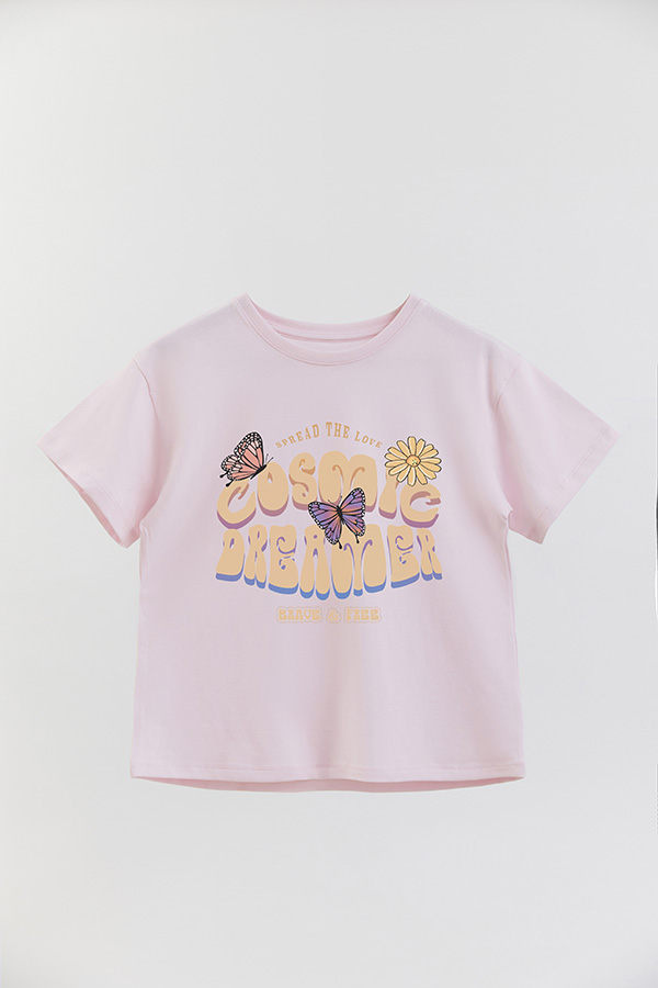 REMERA GIRL OVER RT COSMIC DREAMER
