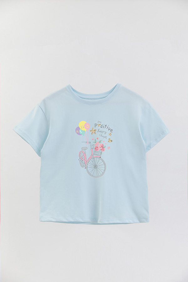 REMERA GIRL OVER STAY POSITIVE