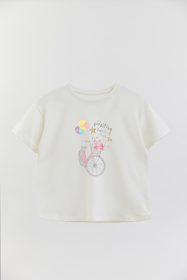 REMERA GIRL OVER STAY POSITIVE